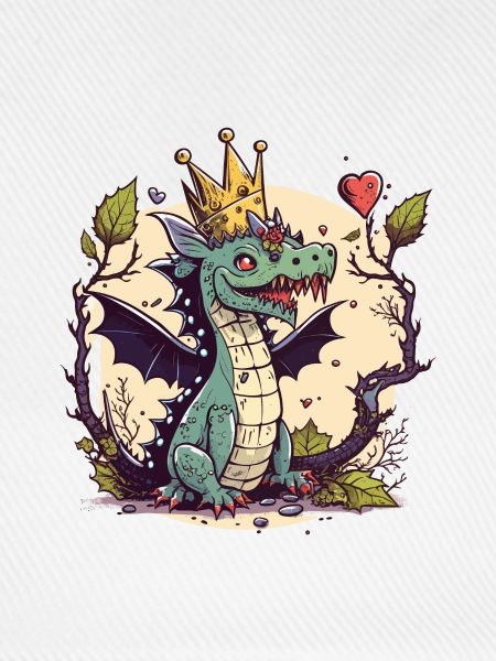 Gekrönter Drache