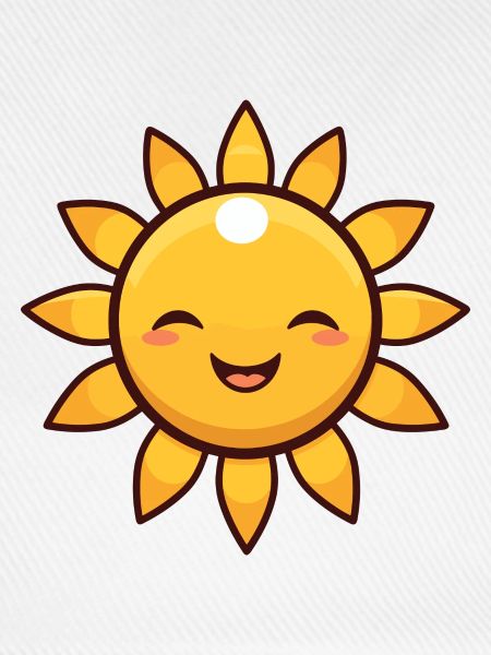 Lachende Sonne Sommer Spass Geschenk