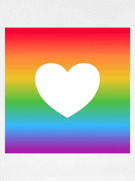 Regenbogen-Herz