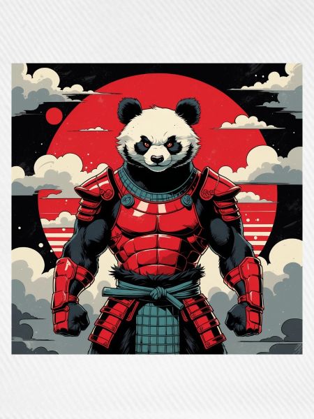 Samurai Panda Krieger