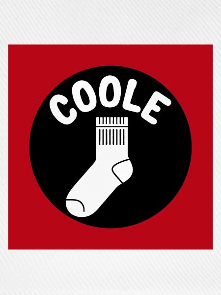Coole Socke Socken und lustiger Spruch