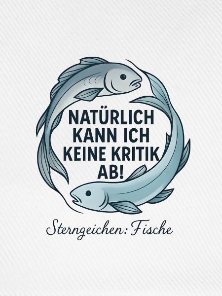 Fische Sternzeichen - Kritik Spruch