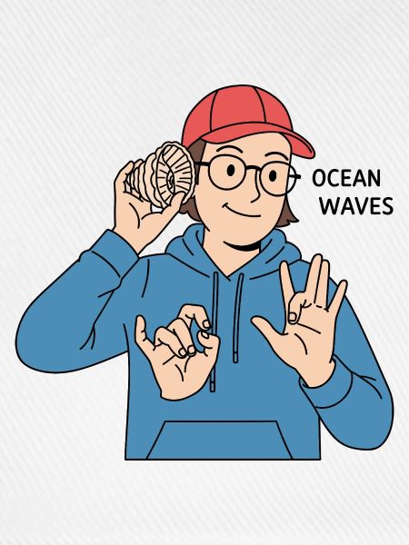 Gebärdensprache Ocean Waves