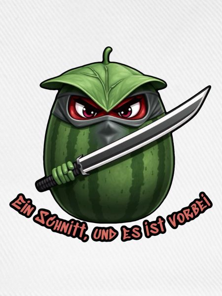 Wassermelone Ninja Klinge