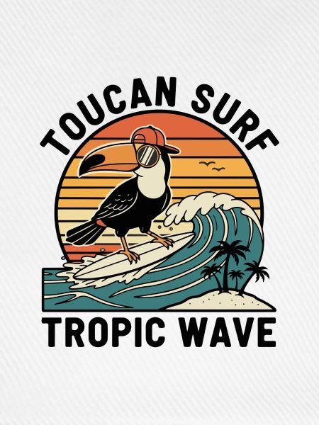 Toucan Surf Tropic Wave Ocean Vibes