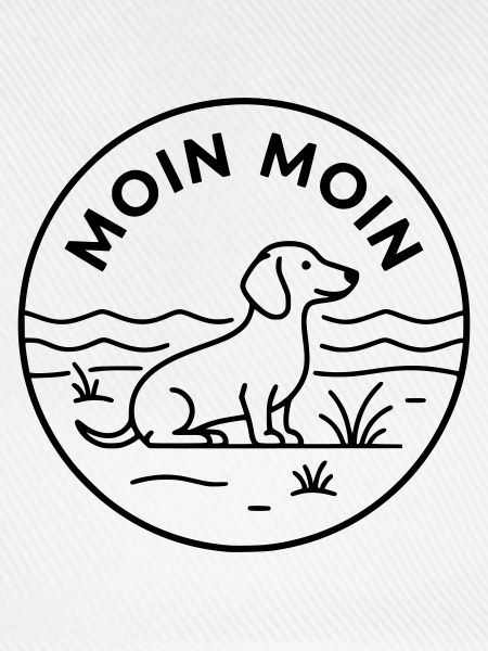 Moin Dackel Meer Badge