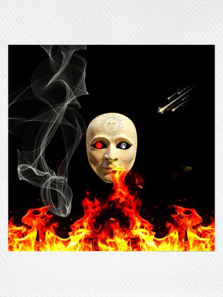 Inferno-Maske Himmelssonne