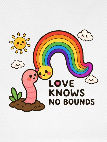 Love Knows No Bounds – Regenbogen & Wurm