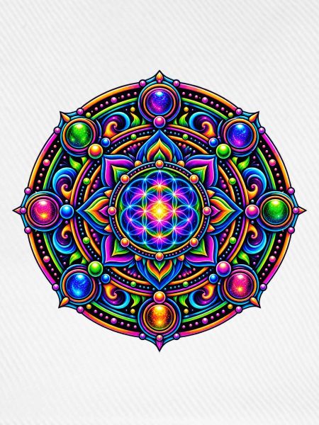 Kosmische Blume Mandala
