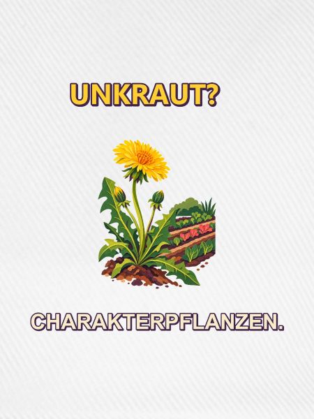 Unkraut? Charakterpflanzen.