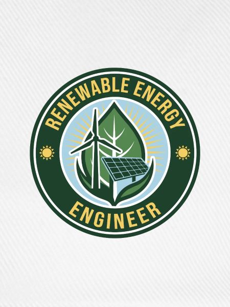 Renewable Energy Engineer Windturbinen-Eco-Abzeichen
