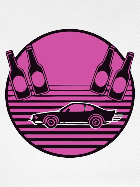 Retro Auto Bier Logo