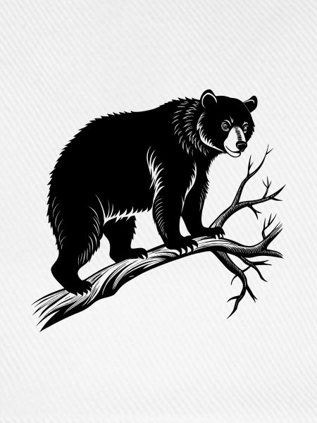 Bär im Baum