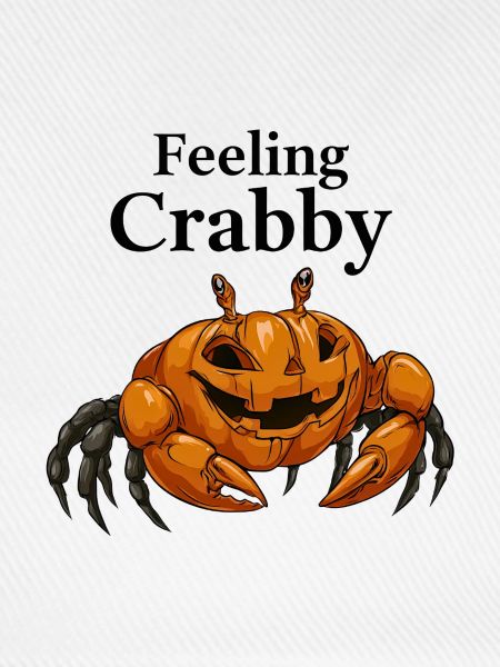 Feeling Crabby Halloween-Pumpkin