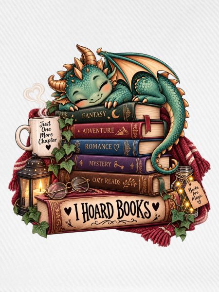 Bücherstapel Drachenfreund