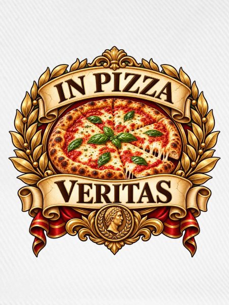 Im Pizza Veritas Emblem