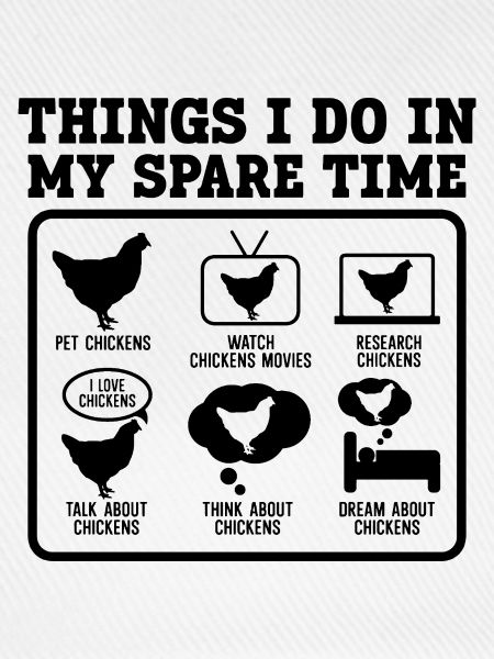 Huhn Humor Freizeit