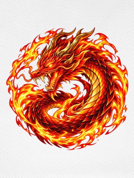 Infernales Drachenwappen