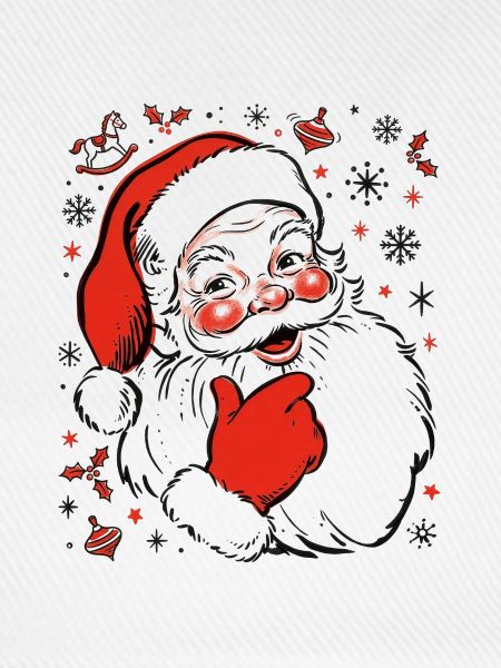 Fröhlicher Weihnachtsmann Sketch