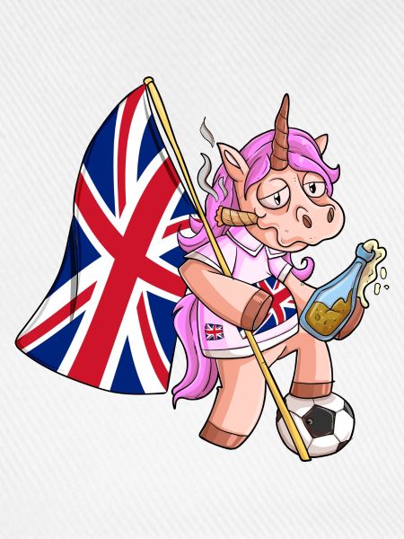 England Party Einhorn