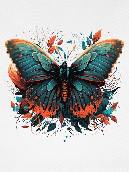Lebhafter Schmetterling