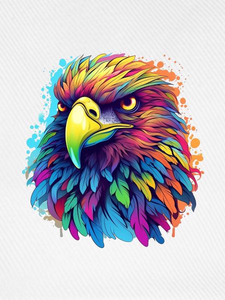 Adler im Profil
