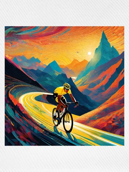 Radfahren mit Farbwellen