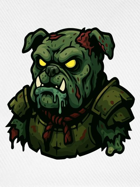 Untoter Bulldoggen-Krieger