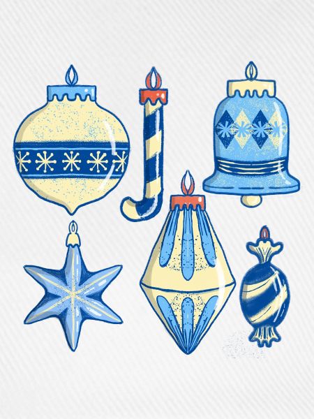 Frostige Ornamente