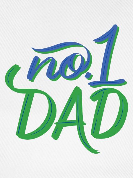 No.1 Dad – Handlettering