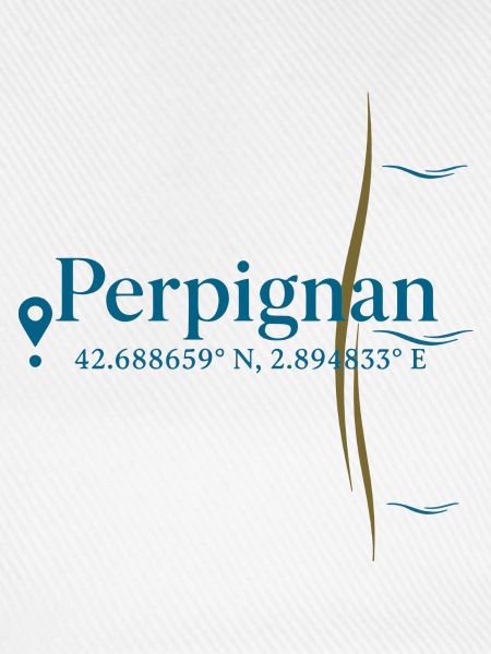 Perpignan Küstenkoordinatenemblem