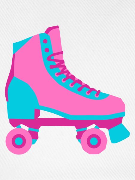 Rollschuh Rollschuhfahren Roller Derby 80er