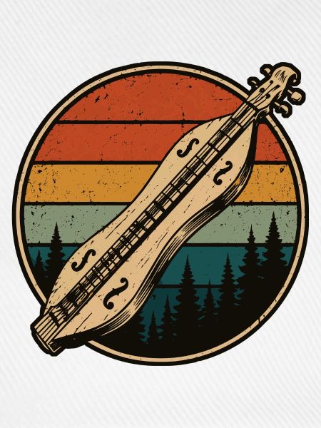  Hackbrett Dulcimer-Musiker Zupfinstrument