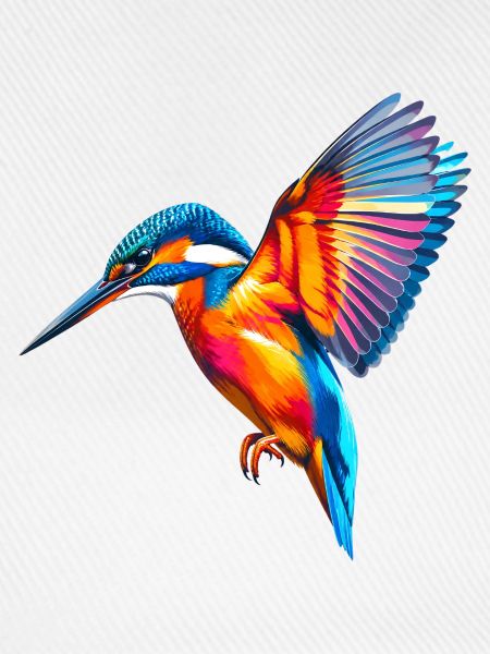 Majestätischer Eisvogel