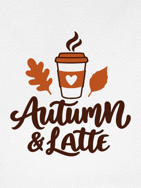 Herbst- und Latte-Cozy Herbstkaffee-Liebhaber