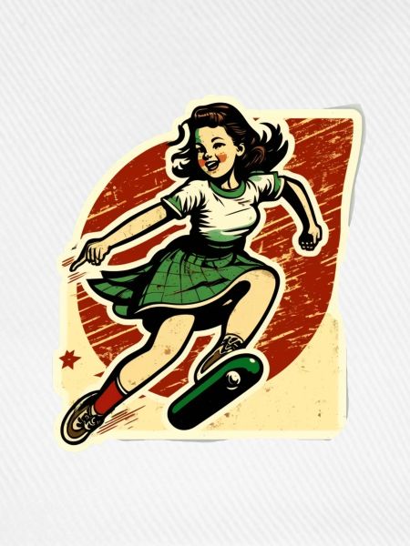 Skater-Mädchen