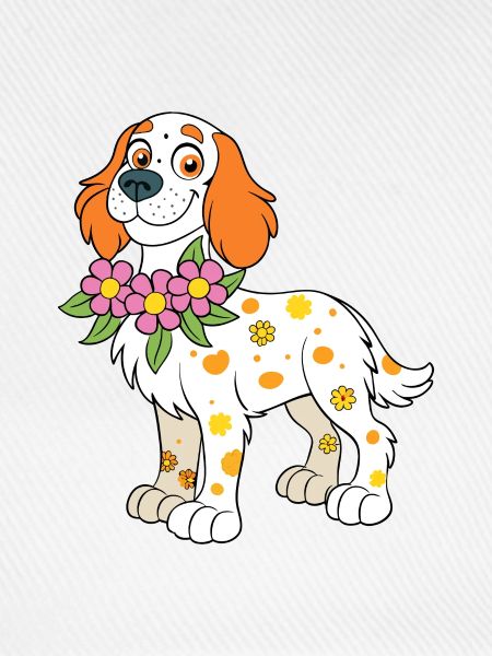 Englischer Setter-Hund