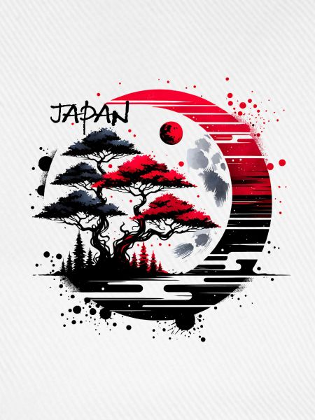 Japan Landschaft Mond