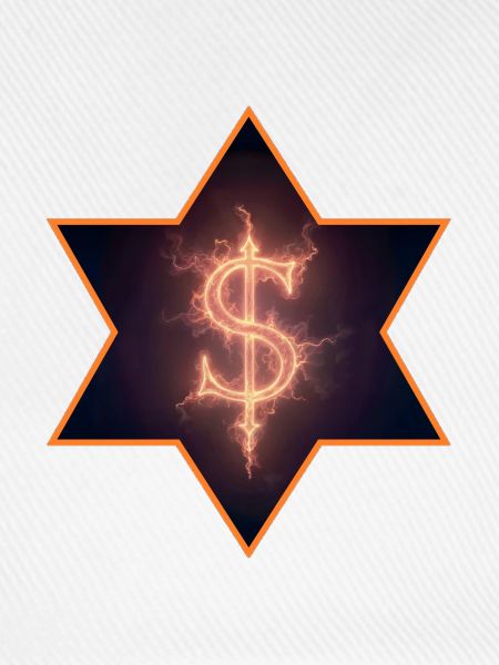 Brennendes Dollarzeichen