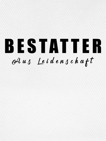 Bestatter - Bestattung