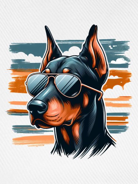 Dobermann Der Polizeihund