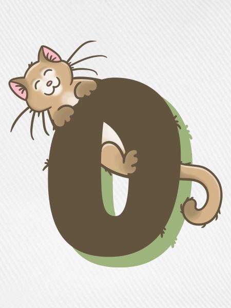Katze Zahl 0