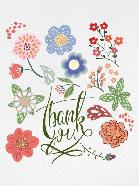 Thank You Sommerblumen