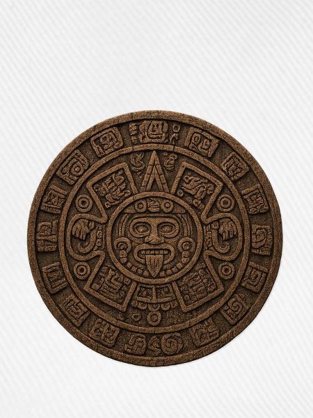 Aztekischer Kalender Steinrelief