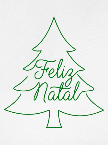 Feliz Natal Tannenbaum Weihnachtsdesign