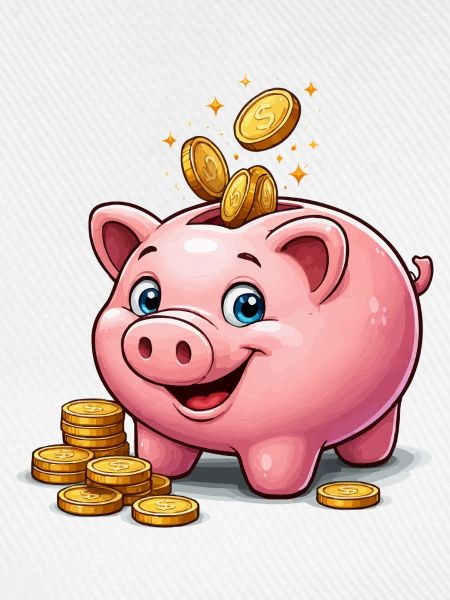 Sparschwein Glücksgold