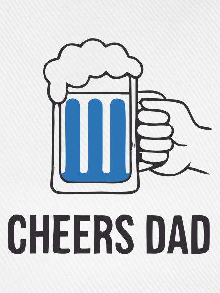 Geselliges Cheers Dad Bierkrug