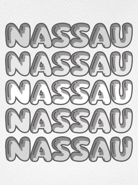 Nassau Bubble Pattern Mehrfachschrift