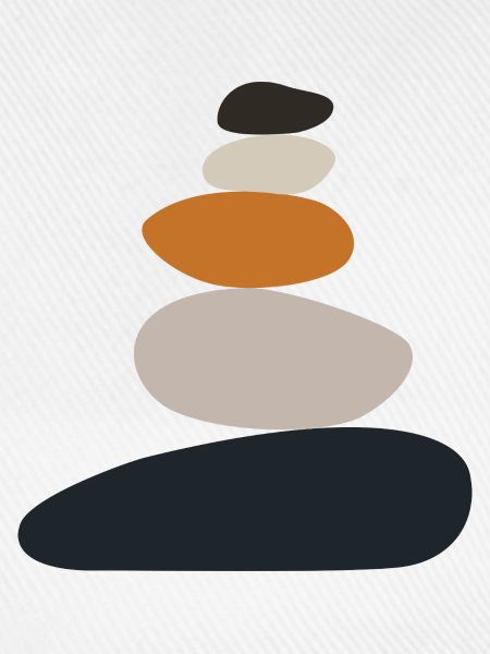 Steinestapel Zen Balance