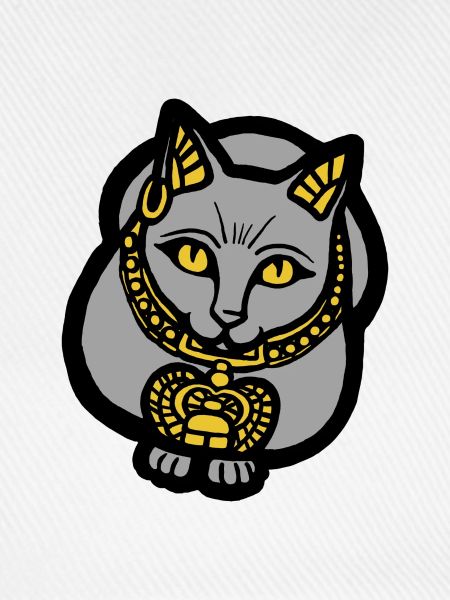 Graue Katze